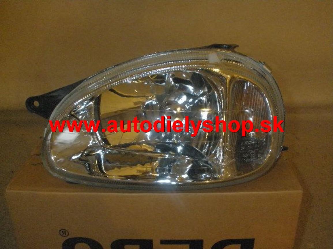 Opel Combo B 93-02 číre elektrické svetlo H4 Ľavé 