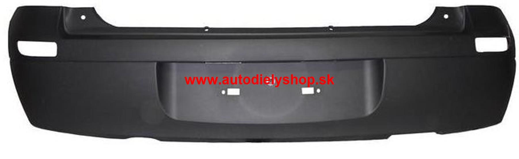 Opel Corsa C 00-10/03 zadný nárazník,čierny 