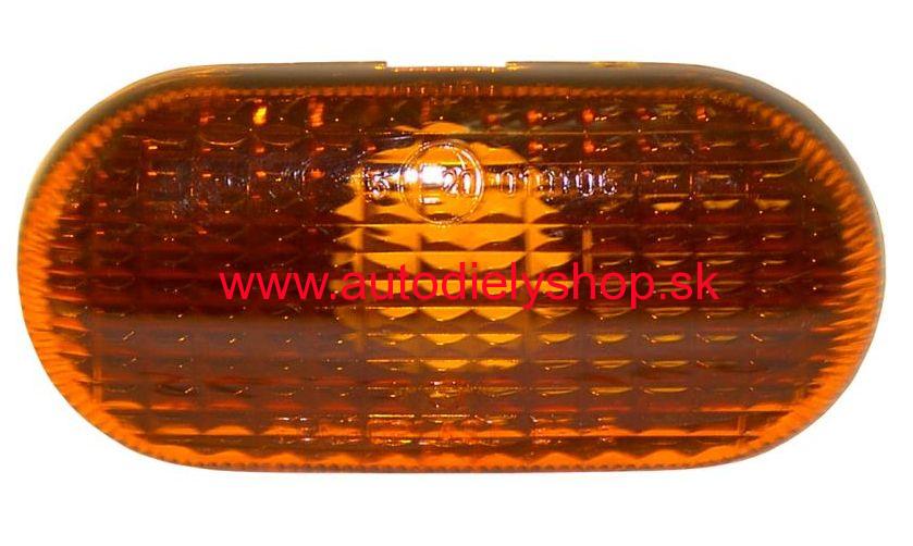 Dacia DUSTER 2010- bočná smerovka oranžová obostraná