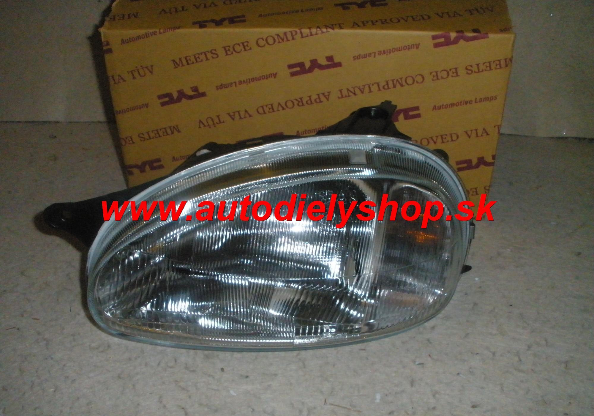  Opel Corsa B 93-00 svetlo H4 ľavé,manuálne 	