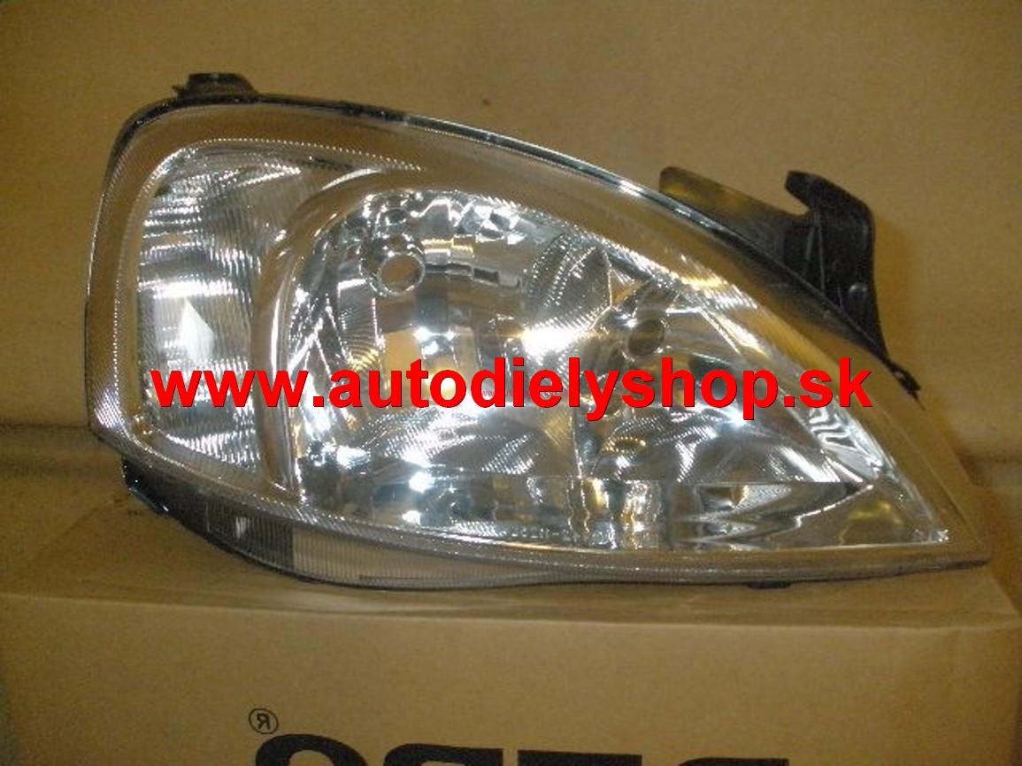  Opel Corsa C 00-6/02 svetlo H7+H7 Pravé 