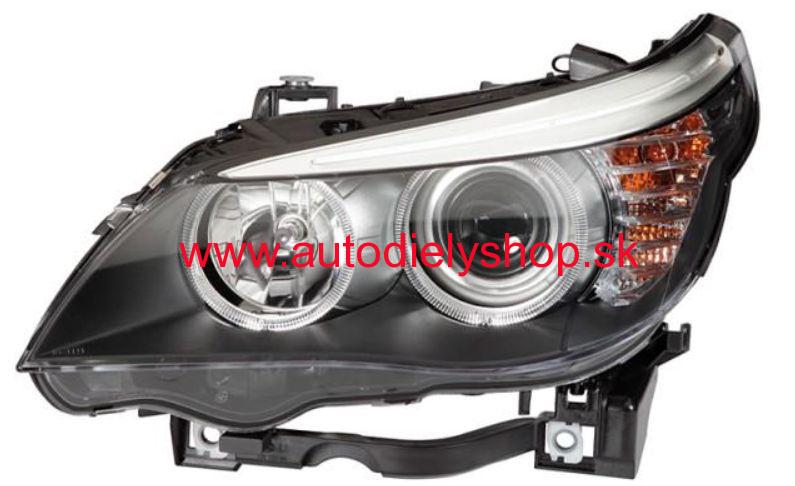 BMW 5 E60 8/03- svetlo H7+H7 Lavé / LED / DEPO / od 4/2007