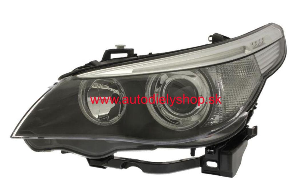 BMW 5 E60 8/03-4/07 predné svetlo D1S+H7 Lavé / bixenon /