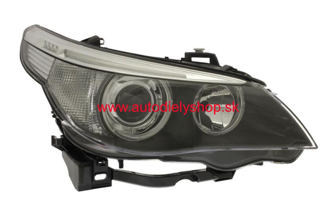 BMW 5 E60 8/03-4/07 predné svetlo D1S+H7 Pravé / bixenon /