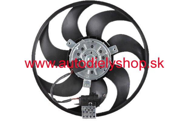 Opel ASTRA H 2007-09 ventilátor chladiča /bez krytu/ 200W-315mm