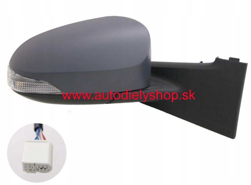 Toyota YARIS 8/2013- el. spätné zrkadlo Pravé / pre lak