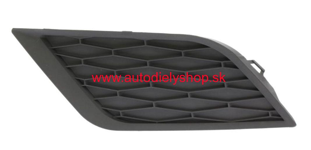 Seat LEON 2013- mriežka predného nárazníka Lavá / bez otvoru