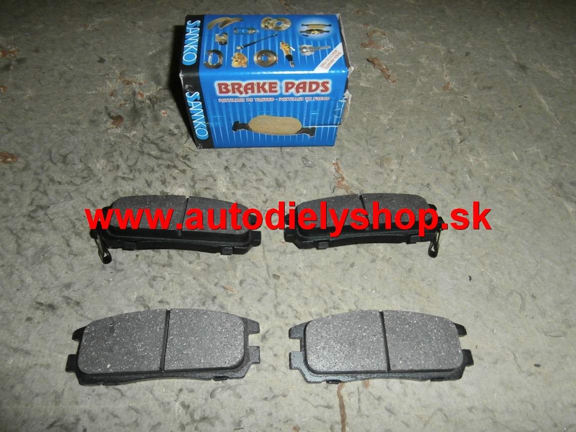 Opel FRONTERA 10/98- zadné platničky Sada / SAMKO / 
