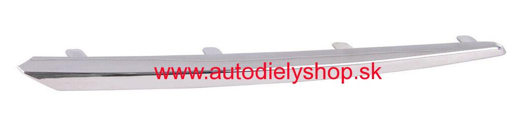 Toyota AURIS 1/2013- lišta prednej masky Pravá / chrómová
