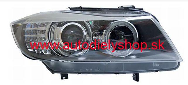 BMW 3 E90, E91 10/2008- svetlo D1S+H8+LED Pravé / DEPO /