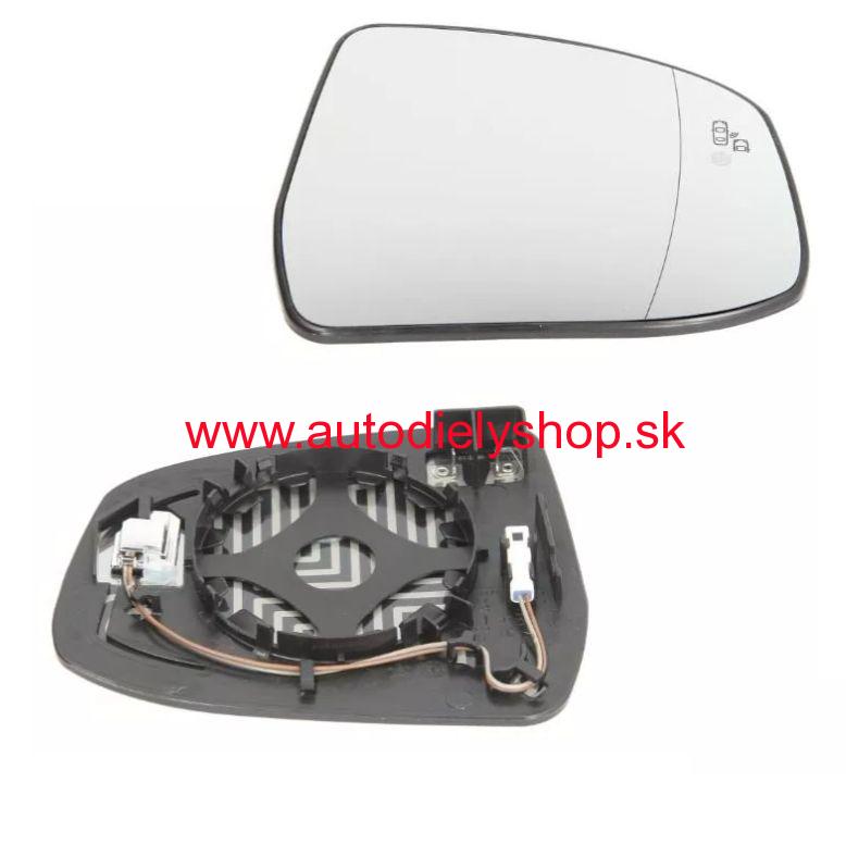 Ford FOCUS 10/2014- sklo zrkadla Pravé / systém BLIS