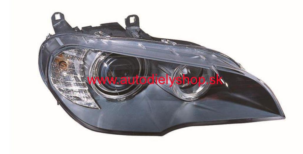 BMW X5 E70 2/07- predné svetlo Pravé /H1+H7 / MAGNETI MARELLI