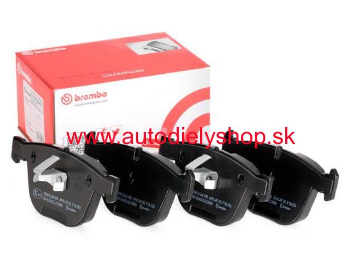 BMW E70 X5 2/07- Zadné brzdové platničky BREMBO
