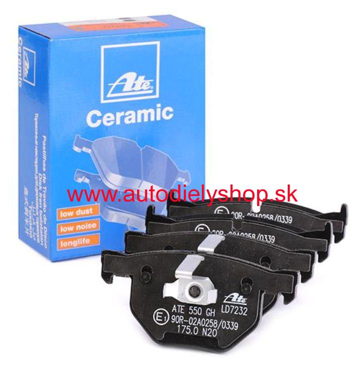 BMW X5 E70 2/07- Zadné brzdové platničky SADA CERAMIC / ATE