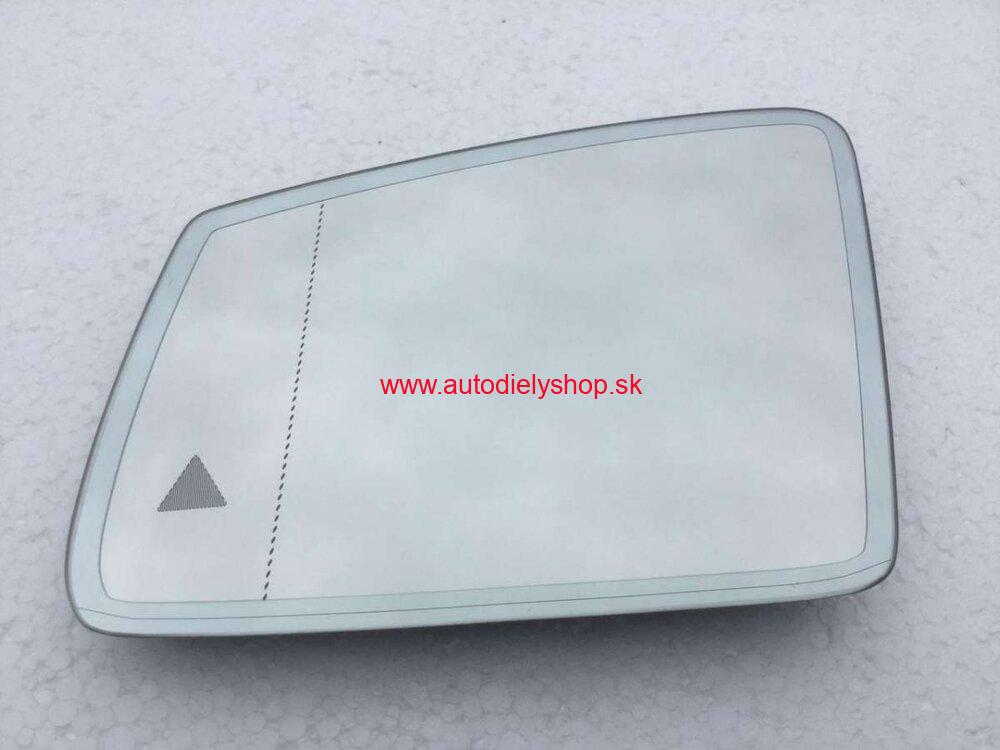 Mercedes W212 "E" 11/2013- sklo zrkadla Lavé /s postranným asistentom/