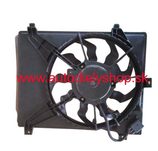 Hyundai I10 10/07- Ventilátor Chladičov /bez rezistora 340mm/