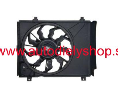 Hyundai I10 10/07- Ventilátor Chladičov /bez rezistora 344mm/