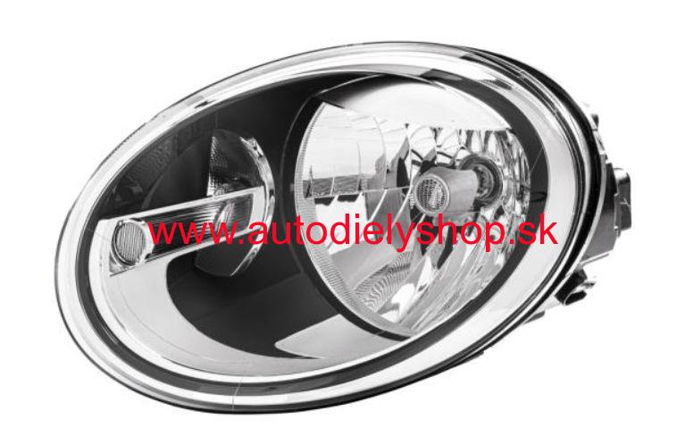 VW BEETLE 4/2011- predné svetlo H4 Lavé / Originál /