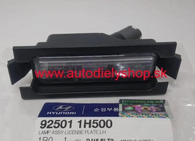 Hyundai I30 2012- zadné osvetlenie ŠPZ Lavé / 5dv 
