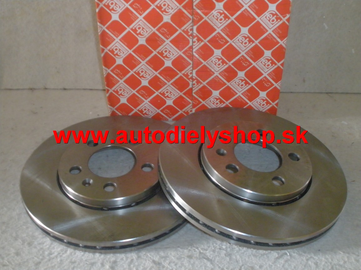  Audi A4 10/94-2/99 predné brzdové kotúče 288mm ,vetrané 	