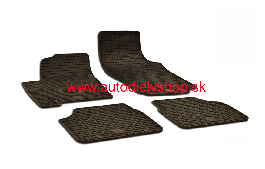 Opel Meriva 2/03- gumové koberce čierne 4ks
