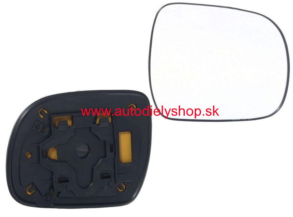 Toyota HILUX 2005-2015 sklo zrkadla Pravé /do r.v 1/2012