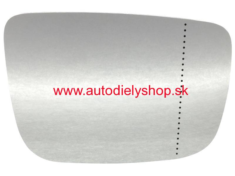 Volvo XC60 9/08- sklo zrkadla Pravé