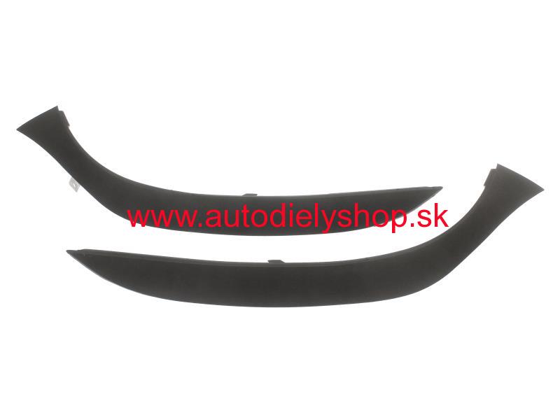 Renault CLIO IV 11/2012- lišty pod svetlá Sada