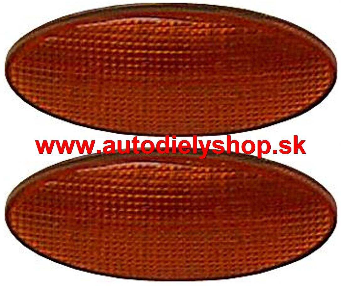 Opel Vectra 99-02 bočné smerovky oranžové Sada L+P 	