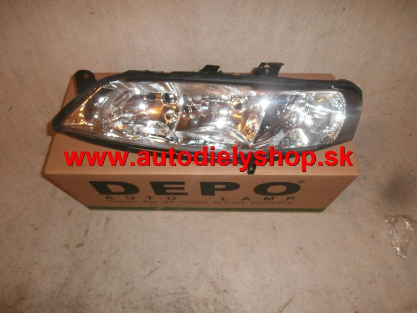 Opel Vectra 99-02 svetlo H7+H7 ľavé,typ Valeo 