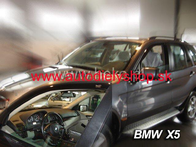 BMW X5 (E53) 1999-2006 (so zadnými) - deflektory Heko