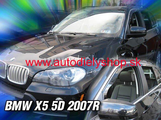 BMW X5 (E70) 2006-2013 (so zadnými) - deflektory Heko