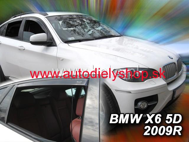 BMW X6 (E71) 2008-2019 (so zadnými) - deflektory Heko