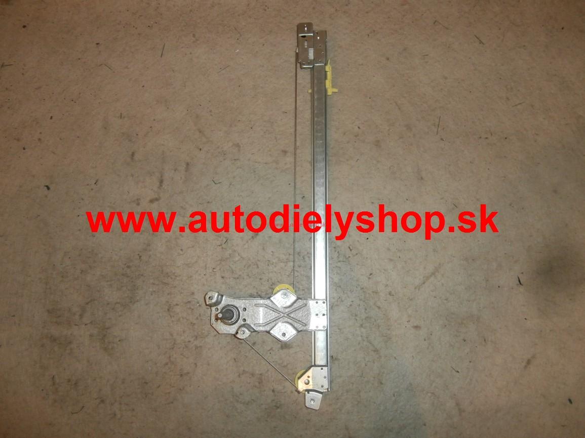  Opel VIVARO 8/01-7/06 mechanické  sťahovanie okna predné Ľavé 