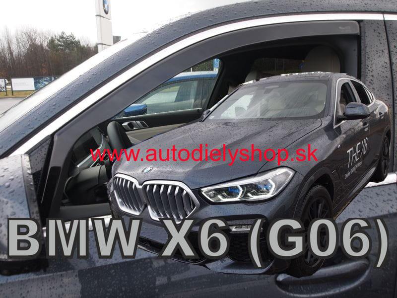 BMW X6 (G06) od 2020 (predné) - deflektory Heko