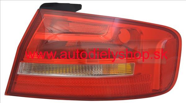 Audi A4 1/2012- zadné svetlo Pravé /vonkajšie/ SEDAN