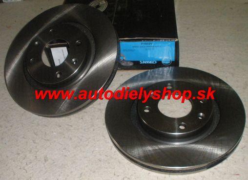 Opel ZAFIRA 1/99-9/05 predné brzdové kotúče 4dier Sada Ľavé+Pravé	
