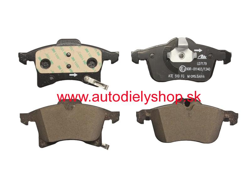 Opel ZAFIRA 1/99-9/05 zadné platničky Sada / SAMKO / typ LUCAS