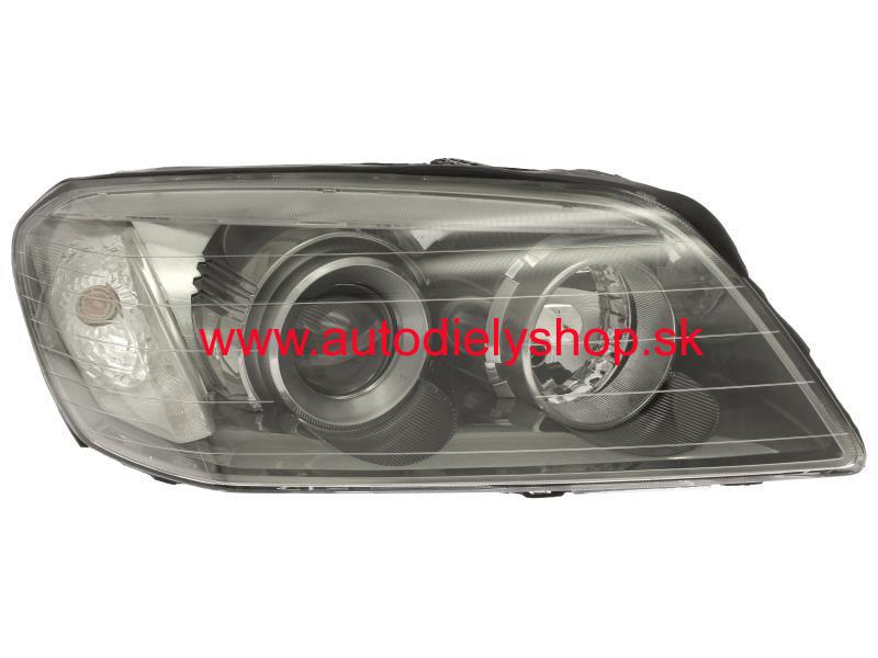 Chevrolet CAPTIVA 6/2006- predné svetlo H7+H1 Pravé / čierne vnútro