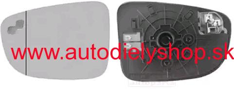 Mazda 3 09/2013- sklo zrkadla Lavé s držiakom BLIS /asistent