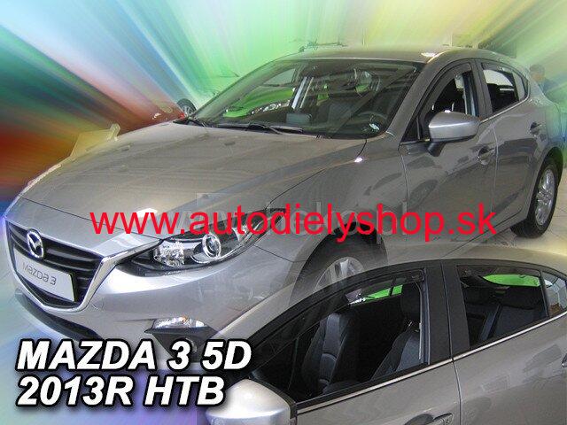 Mazda 3 Htb 2013-2019 (so zadnými) - deflektory Heko