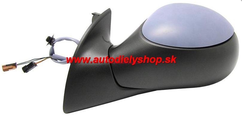 Peugeot 1007 4/05- el. spätné ľavé, s podkladom
