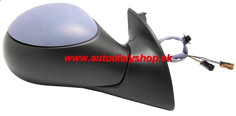 Peugeot 1007 4/05- el. spätné pravé, s podkladom