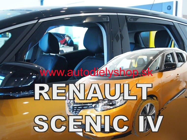 Renault Scenic od 2016 (so zadnými) - deflektory Heko