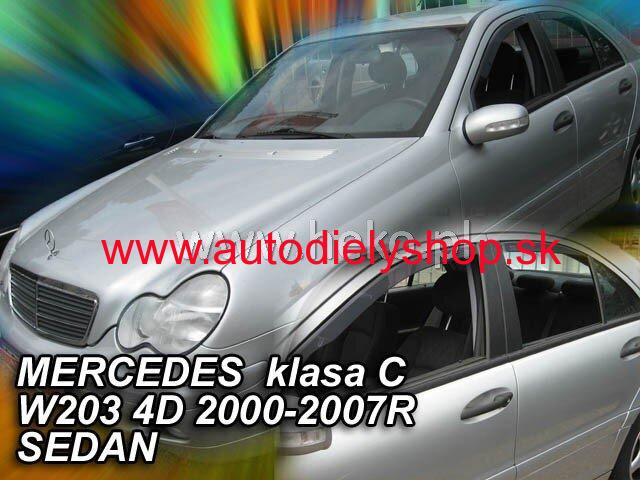 Mercedes C W203 Sedan 2000-2007 (so zadnými) - deflektory Heko