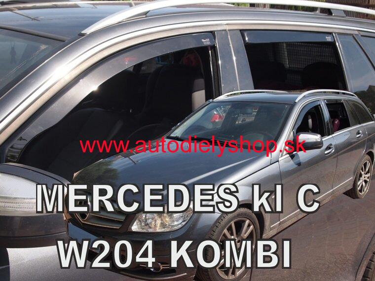 Mercedes C W204 Combi 2007-2014 (so zadnými) - deflektory Heko