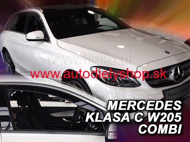 Mercedes C W205 od 2014 (predné) - deflektory Heko