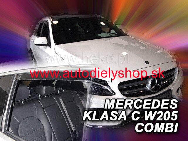 Mercedes C W205 Combi od 2014 (so zadnými) - deflektory Heko