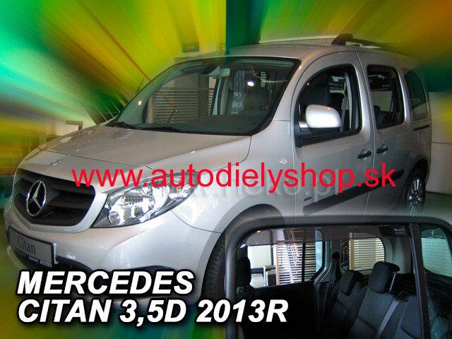 Mercedes Citan od 2012 (so zadnými) - deflektory Heko