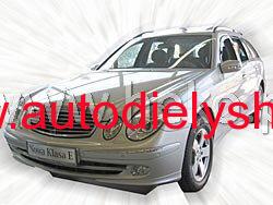 Mercedes E W211 2002-2009 (predné) - deflektory Heko